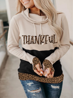 Load image into Gallery viewer, 2020 new printed stitching hooded sweatshirt
