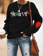 Load image into Gallery viewer, Believe Christmas Sweatshirt
