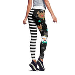 Cargar imagen en el visor de la galería, 2020 New Christmas Snowman Printed High Waist Cropped Pants
