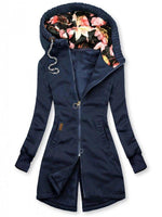 Load image into Gallery viewer, Casual Solid Extended Hooded Jacket
