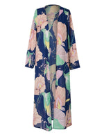Load image into Gallery viewer, Casual Snap Front Floral Print Cardigan
