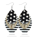 Load image into Gallery viewer, Casual Style Leopard Leather Earrings
