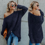 Load image into Gallery viewer, Cat-Like Off Shoulder Sweater

