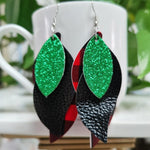 Load image into Gallery viewer, Casual Style Leopard Leather Earrings
