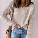 Load image into Gallery viewer, 2020 autumn and winter solid color sweater top
