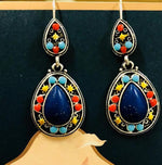 Load image into Gallery viewer, Bohemia Lapis Gorgeous Earrings
