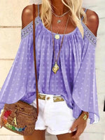 Load image into Gallery viewer, Bohemian Sexy Off Shoulder Long Sleeve T-Shirt
