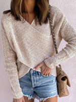 Load image into Gallery viewer, 2020 autumn and winter solid color sweater top
