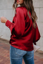 Load image into Gallery viewer, Basic Loose Green Blouse T-shirts
