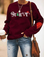 Load image into Gallery viewer, Believe Christmas Sweatshirt
