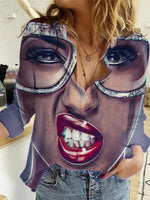 Cargar imagen en el visor de la galería, As Picture Long Sleeve V Neck Cotton Shift Dresses
