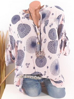 Load image into Gallery viewer, Casual Floral Printed Long Sleeve T-shirt
