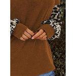 Load image into Gallery viewer, Animal Print One-Shoulder Long Sleeves Casual T-shirts
