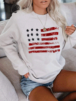 Load image into Gallery viewer, American Flag Sweatshirt
