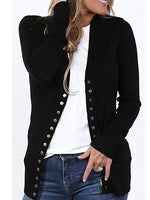 Load image into Gallery viewer, 2020 solid color V-neck long-sleeved cardigan
