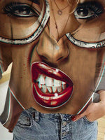 Cargar imagen en el visor de la galería, As Picture Long Sleeve V Neck Cotton Shift Dresses
