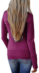 Load image into Gallery viewer, 2020 solid color V-neck long-sleeved cardigan
