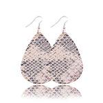 Load image into Gallery viewer, Casual Style Leopard Leather Earrings
