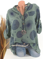 Load image into Gallery viewer, Casual Floral Printed Long Sleeve T-shirt
