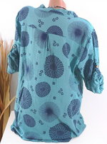 Load image into Gallery viewer, Casual Floral Printed Long Sleeve T-shirt
