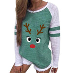 Load image into Gallery viewer, 2020 Christmas print crew neck raglan sweatshirt
