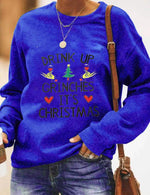 Load image into Gallery viewer, 2020 Christmas letter printed sweatshirt
