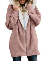 Load image into Gallery viewer, Autumn and winter lamb wool zipper warm jacket
