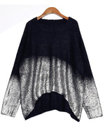 Load image into Gallery viewer, Bat Sleeve Sparkling Sweater
