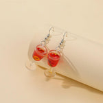 Load image into Gallery viewer, Champagne Wine Glasses Earrings
