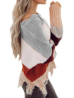 Load image into Gallery viewer, Autumn And Winter New Knitted Sweater Wave Fringe Hem
