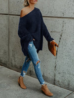 Load image into Gallery viewer, Cat-Like Off Shoulder Sweater
