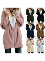Load image into Gallery viewer, Autumn and winter lamb wool zipper warm jacket
