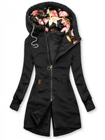 Load image into Gallery viewer, Casual Solid Extended Hooded Jacket
