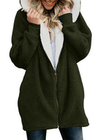 Load image into Gallery viewer, Autumn and winter lamb wool zipper warm jacket
