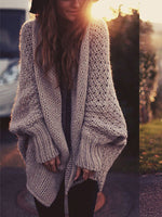 Load image into Gallery viewer, Bat Sleeve Knitting Sweater Cardigan
