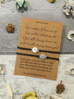 Load image into Gallery viewer, Adjustable Elephant Braid Alloy Bracelets with Card
